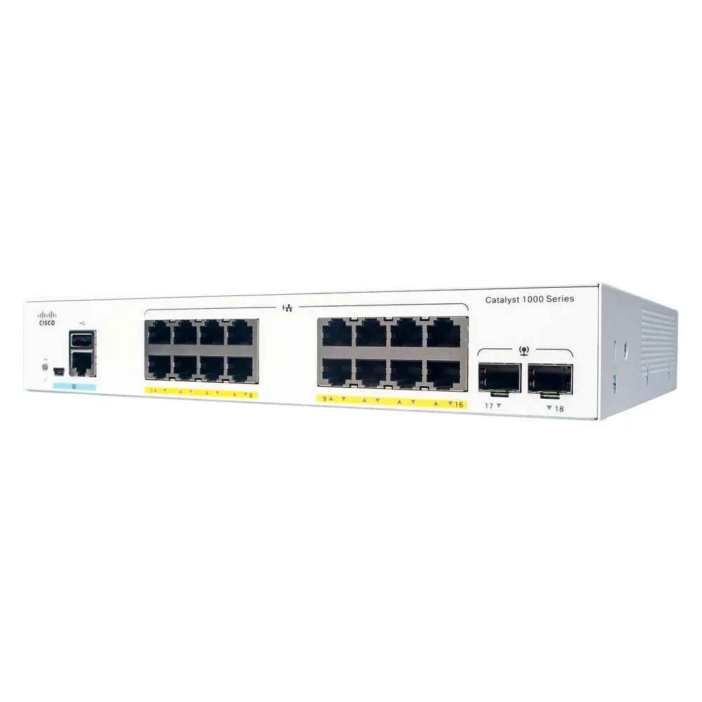 Cisco 16 Port Rail Switch C1000-16T-2G-L