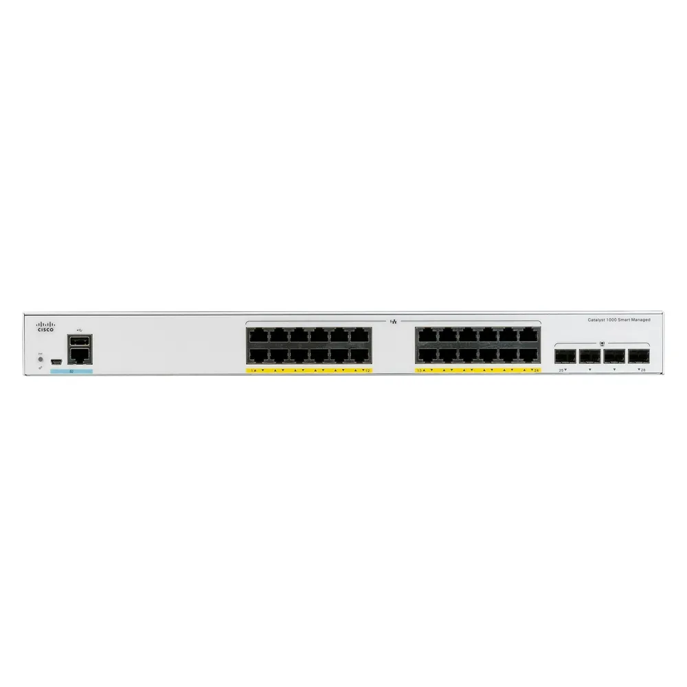 Cisco Catalyst C1000-24P-4G-L Switch 24 Gigabit-Ports + 4 SFP