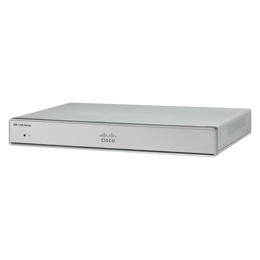 Router Cisco C1111-4P Gigabit Ethernet 1 Gbps PoE Rackmontage Silber
