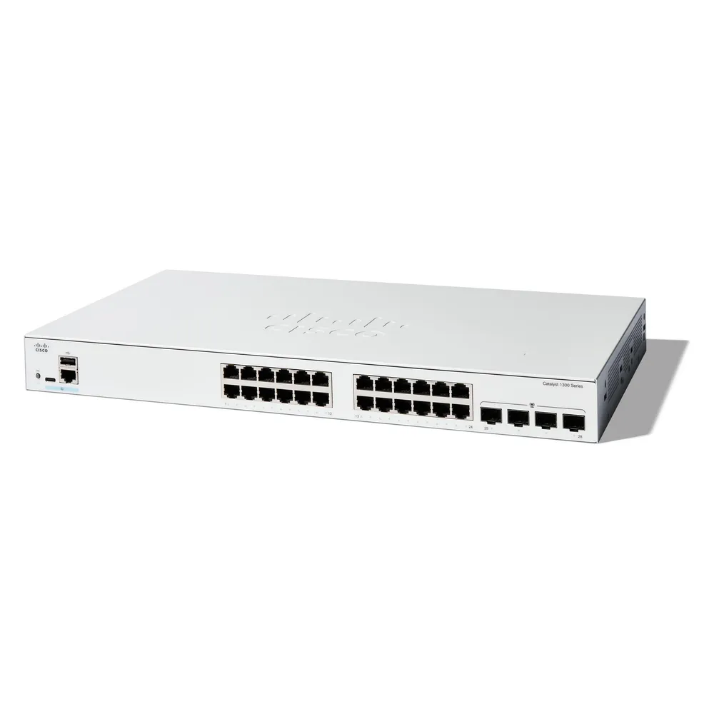 Managed Switch Gigabit Ethernet C1300-24T-4G 24 Ports 4 SFP 1400MHz Weiß