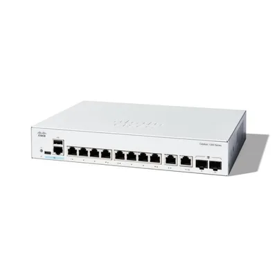 Switch Cisco Catalyst 1300 Managed L2 8 Gigabit Ethernet Ports Rack-Montage
