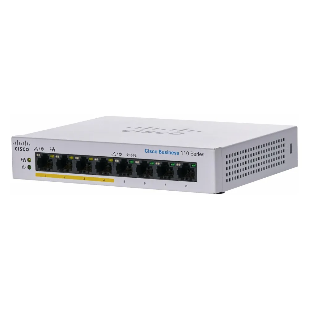 Cisco CBS110-8PP-D-EU 8-Port Gigabit Switch