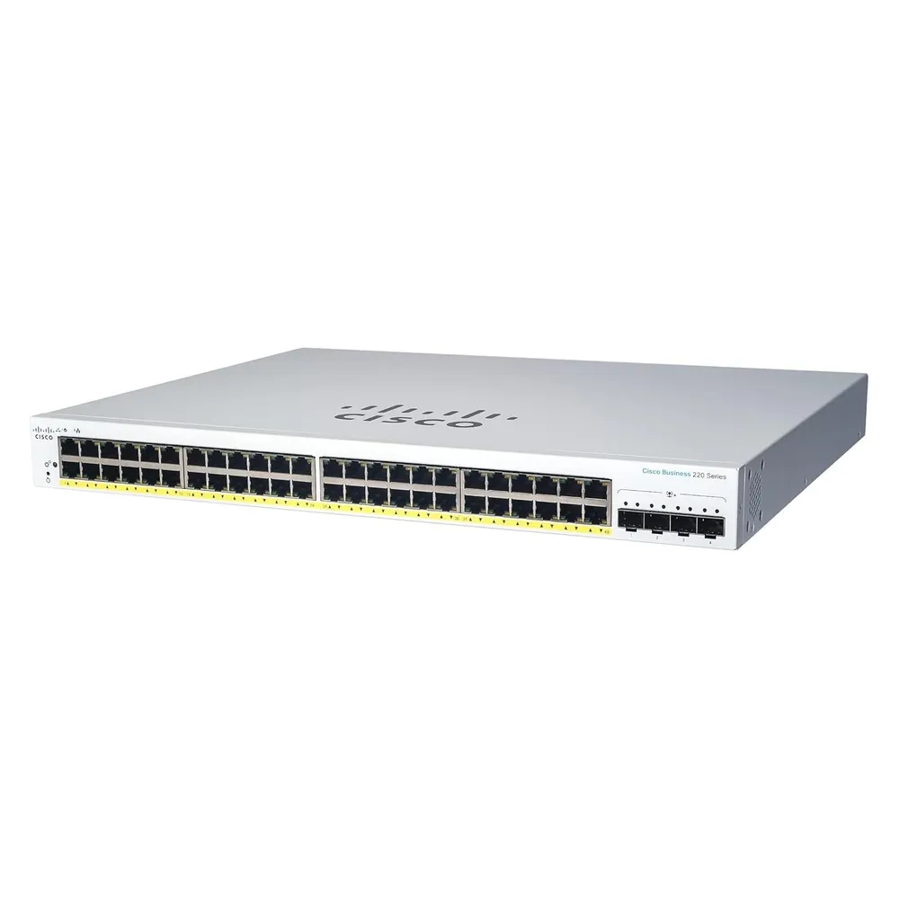 Switch Cisco CBS220-48T-4G Managed L2 48 Gigabit Ethernet Ports 4 SFP 1G
