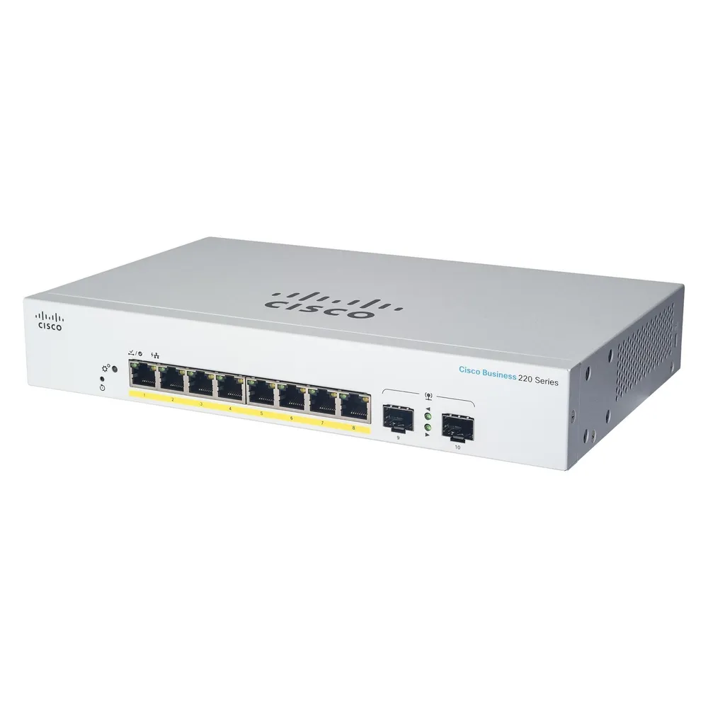 Switch Cisco CBS220-8P-E-2G-EU Managed L2 8 Ports Gigabit Ethernet PoE
