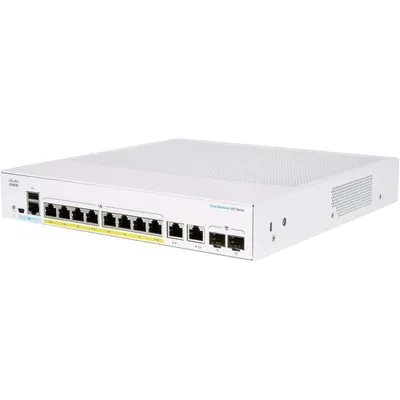 Cisco CBS350-8FP-2G-EU Netzwerk-Switch 8 GE Full PoE-Ports 2 x 1 G kombiniert