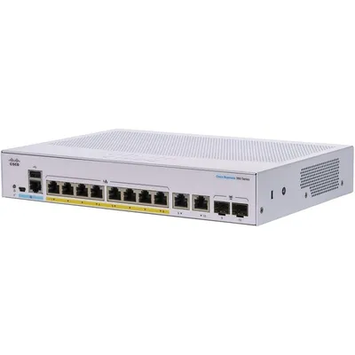 Cisco CBS350-8P Switch mit 8 Gigabit-Ports + 2 SFP