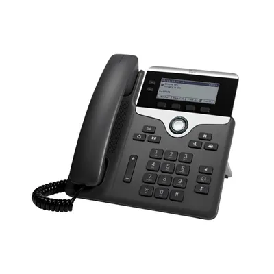 Cisco 7821 IP-Telefon, 2 Leitungen, Silber/Schwarz, Wand/Schreibtisch, LCD-Display