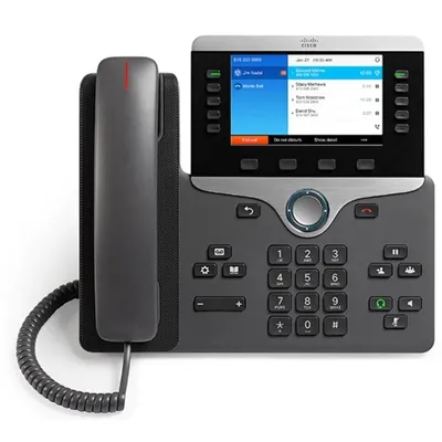 IP-Telefon Cisco 8841 Kohle 5" Schreibtisch/Wand PoE