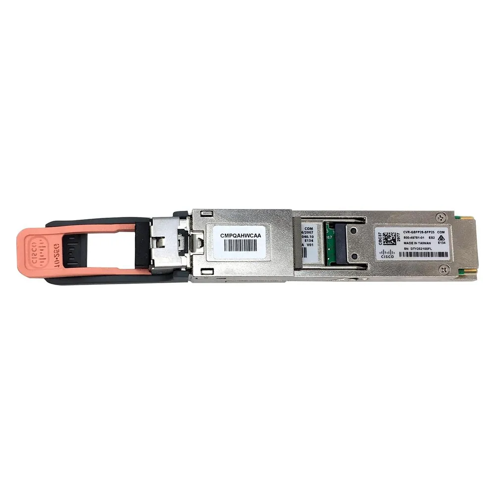 Netzwerkkarte Cisco CVR-QSFP28-SFP25G Adapter 100G zu 25G Grau