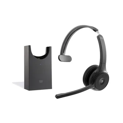 Cisco HS-WL-721-BUNAS-C kabellose Bluetooth Kopfhörer mit Geräuschunterdrückung und Mikrofon schwarz