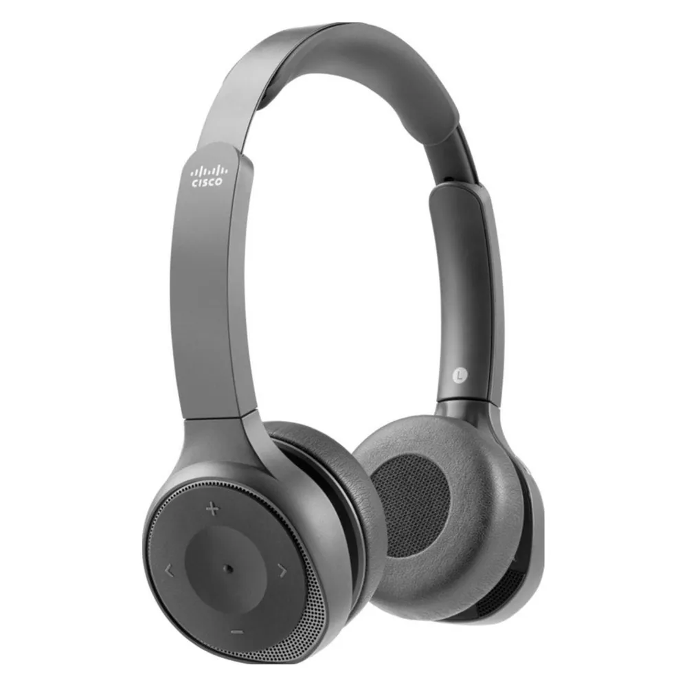 Kopfhörer Cisco 730 kabellos und kabelgebunden Bluetooth mit aktiver Geräuschunterdrückung schwarz karbon