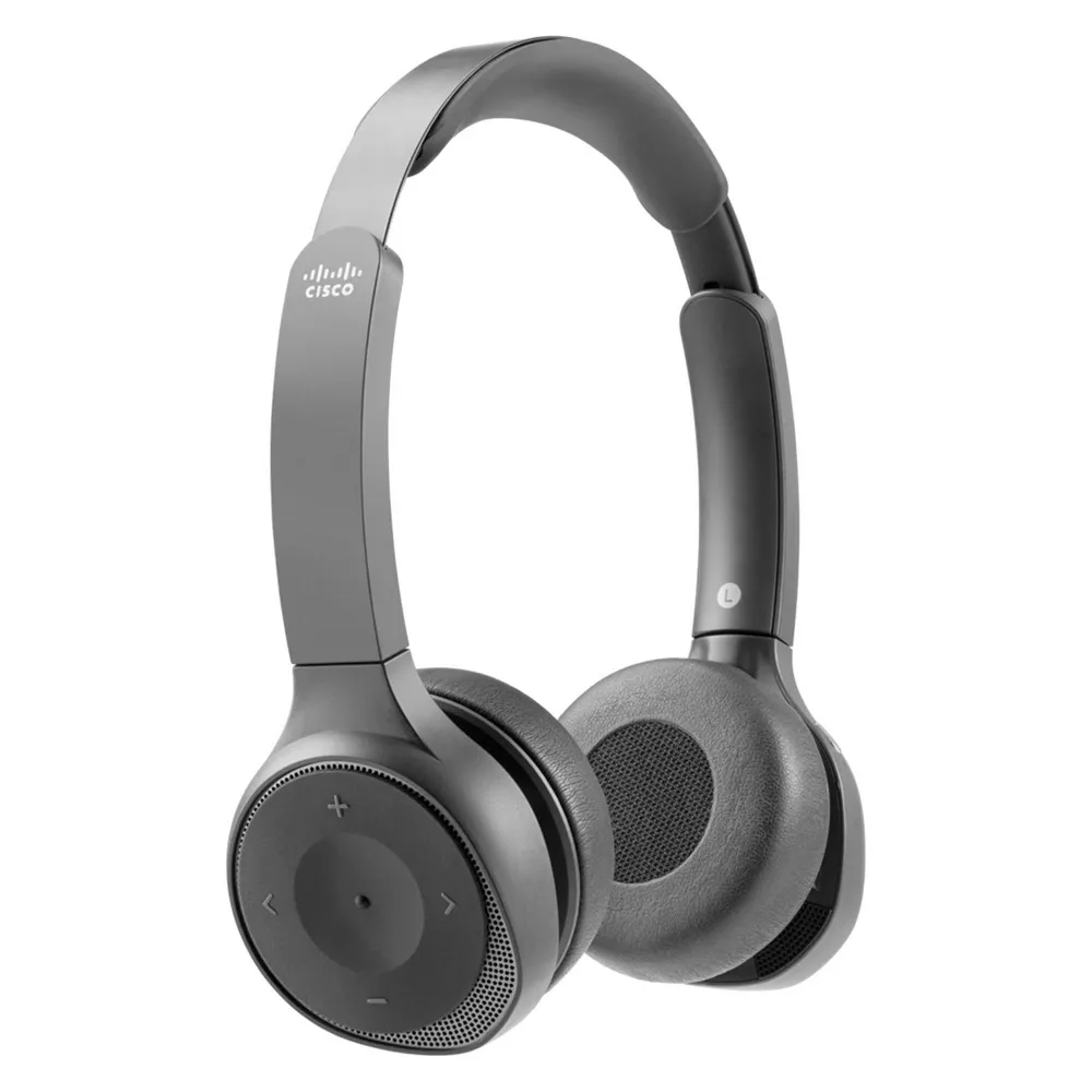 Cisco 730 Bluetooth USB Kopfhörer mit Aktiver Geräuschunterdrückung Schwarz