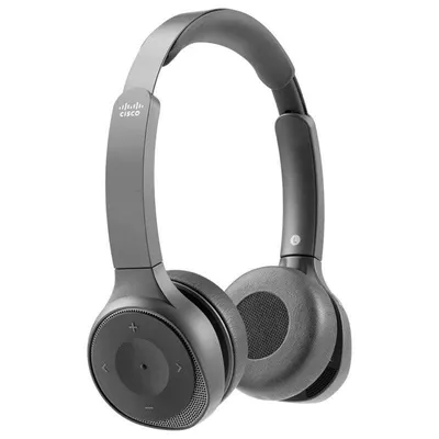 Cisco 730 Bluetooth USB Kopfhörer mit Aktiver Geräuschunterdrückung Schwarz