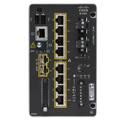 Switch Cisco Catalyst IE3400 Managed L2 8 Gigabit Ethernet Ports Rack
