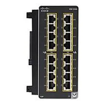 Switch Cisco Catalyst IE3300 Managed L2 16 Ports Gigabit Ethernet PoE+ Rack-Montage