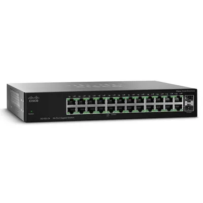 Cisco SG112-24 Switch mit 24 Gigabit-Ports und 2 SFP-Ports