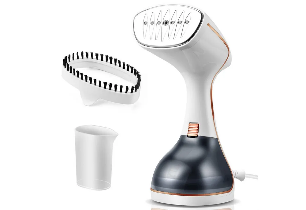 CkeyiN Dampfglätter 1780W Dampfbürste mit 320ML Wassertank Dampfleistung max. 25g/min, 1780,00 W, 3 Dampfstufen LED-Anzeige Heiz-Countdown-Anzeige für Zuhause Reise