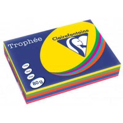 Papier Clairefontaine 1708C A3 80 g/m² Farbig 500 Blatt