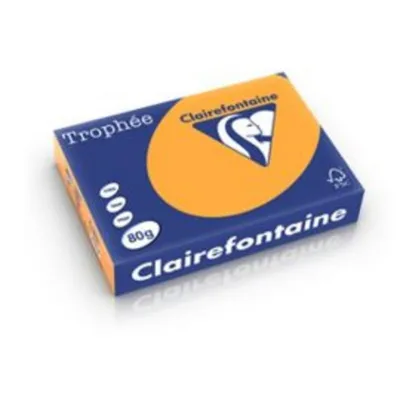 Papier Clairefontaine 1878C A4 80 g/m² Orange 500 Blatt FSC