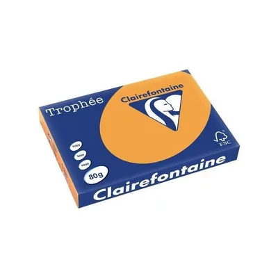 Papier Clairefontaine 1880C A3 80 g/m² Orange 500 Blatt Laser Inkjet