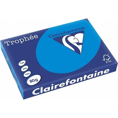 Papier Clairefontaine 1886C A3 80 g/m² Blau 500 Blatt FSC