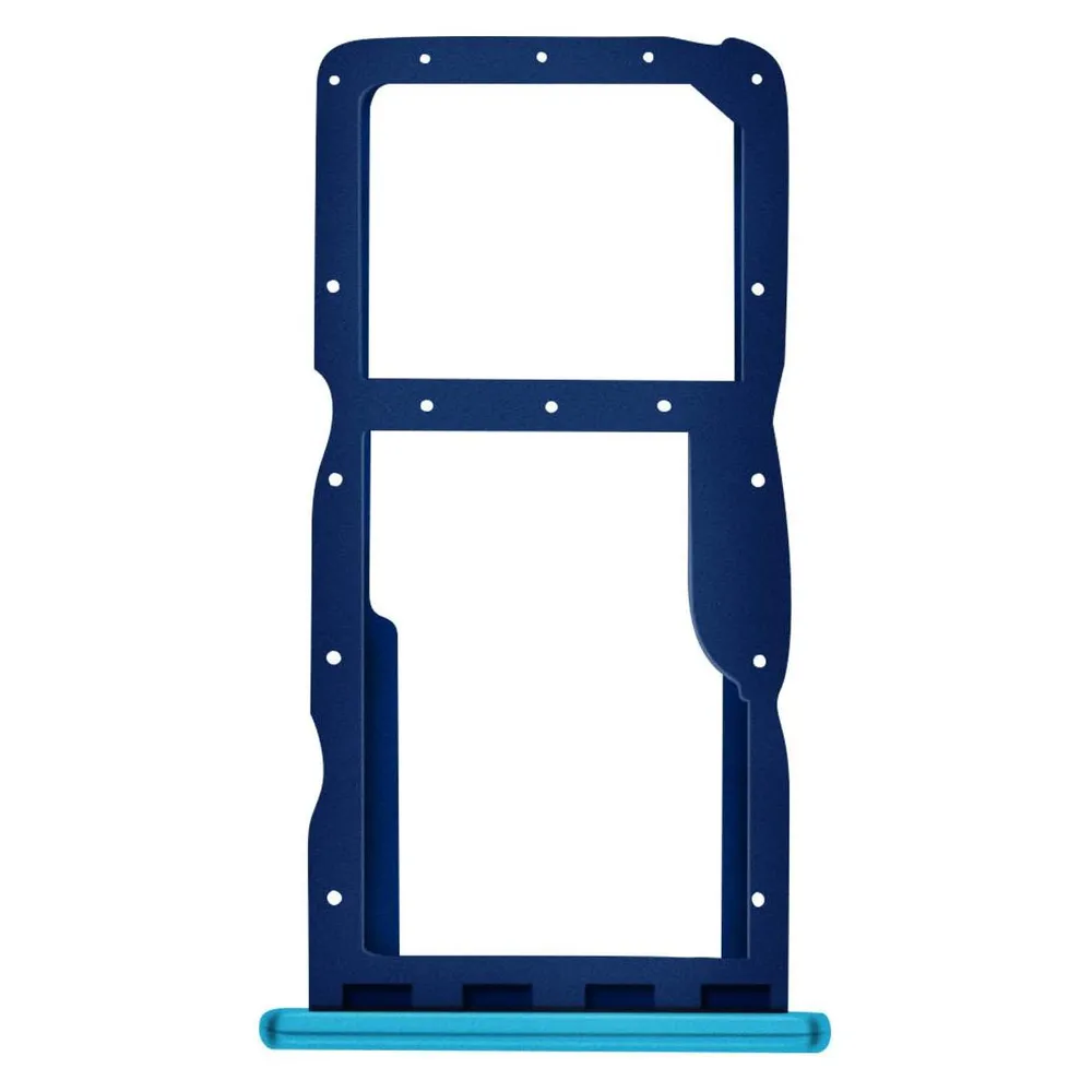 Clappio Nano-Sim-Kartenhalter, Micro-SD Halter Ersatzteil für Huawei P30 Lite Blau
