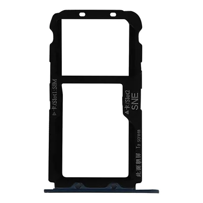 Clappio Ersatz-Nano-SIM-Kartenfach Dunkelblau für Huawei P20 Lite