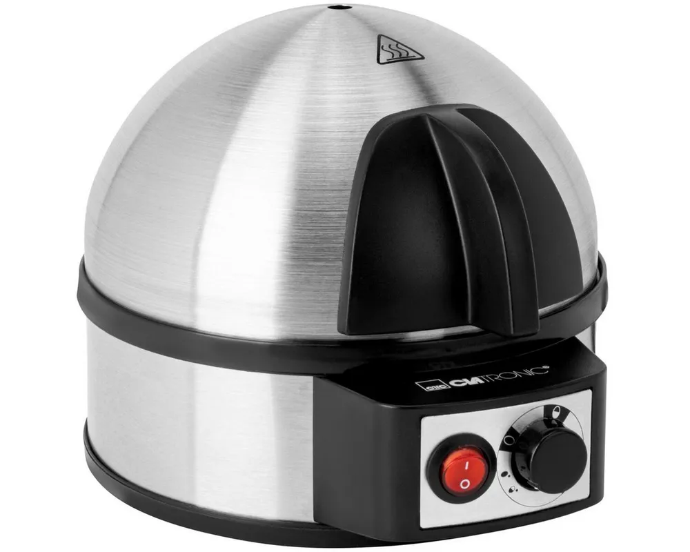 CLATRONIC Eierkocher EK 3321, Eierkocher mit Summer für bis zu 7 Eier, 400W