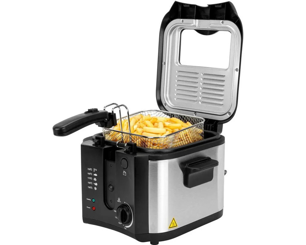 CLATRONIC Fritteuse FR 3649, Friteuse mit Fett, 2,5 L, Fritteuse 130-190°C