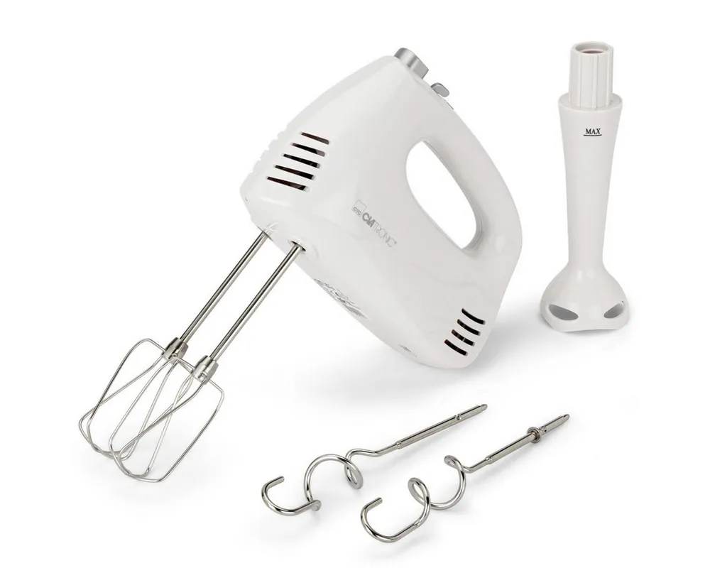 CLATRONIC Handmixer HM 3524, 300 Watt-Motor, 5 Geschwindigkeitsstufen