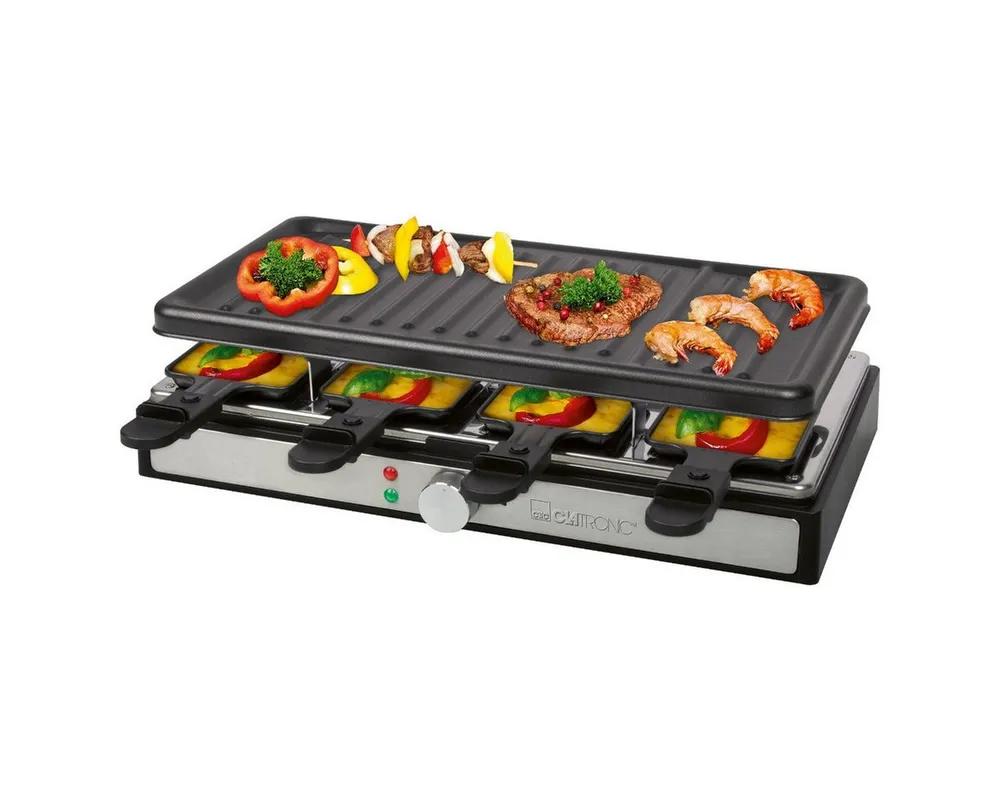 CLATRONIC Raclette RG 3757, für 8 Personen, Cool Touch-Gehäuse