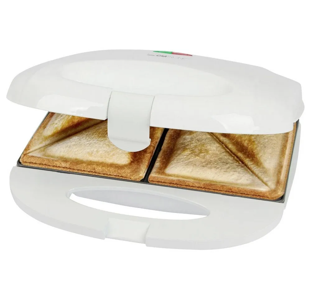 CLATRONIC Sandwichmaker Clatronic ST 3813 Sandwich-Toaster Automatische Temperaturanpassung, A, 820.00 W