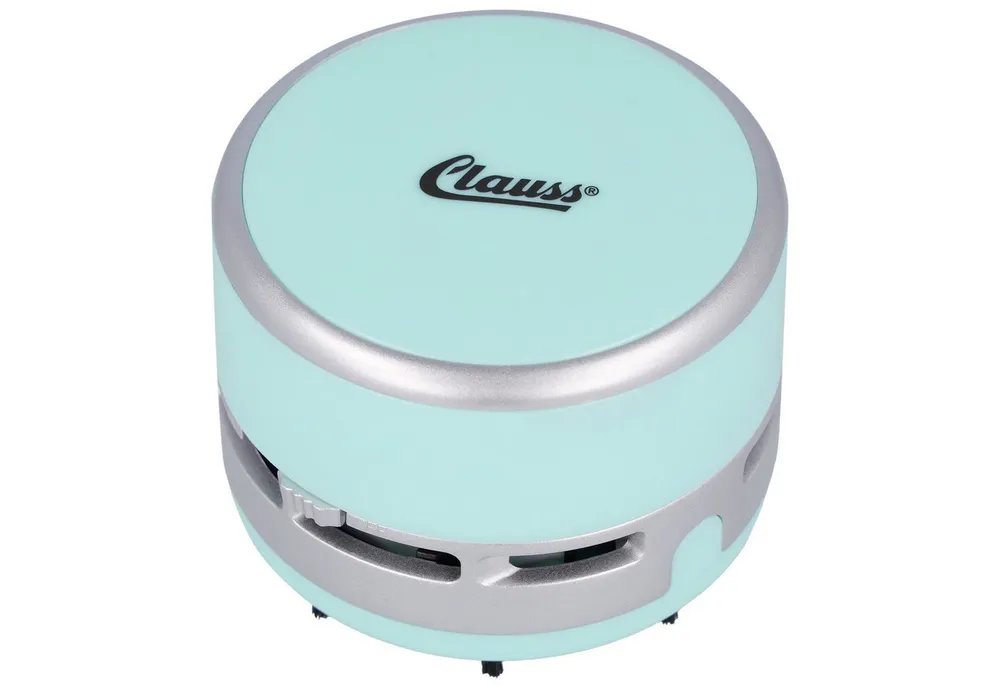 CLAUSS Akku-Handstaubsauger 2Clean Tischstaubsauger Mint, Mini Staubsauger Büro Gadget, Ideal für Büro, Haushalt oder Auto