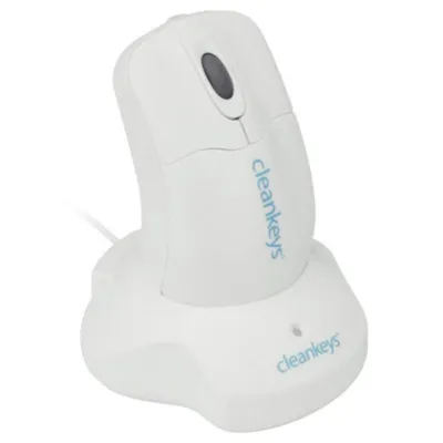 Maus Cleankeys CKM2W RF Wireless 800DPI Weiß IP68 Ergonomisch Medizinisch