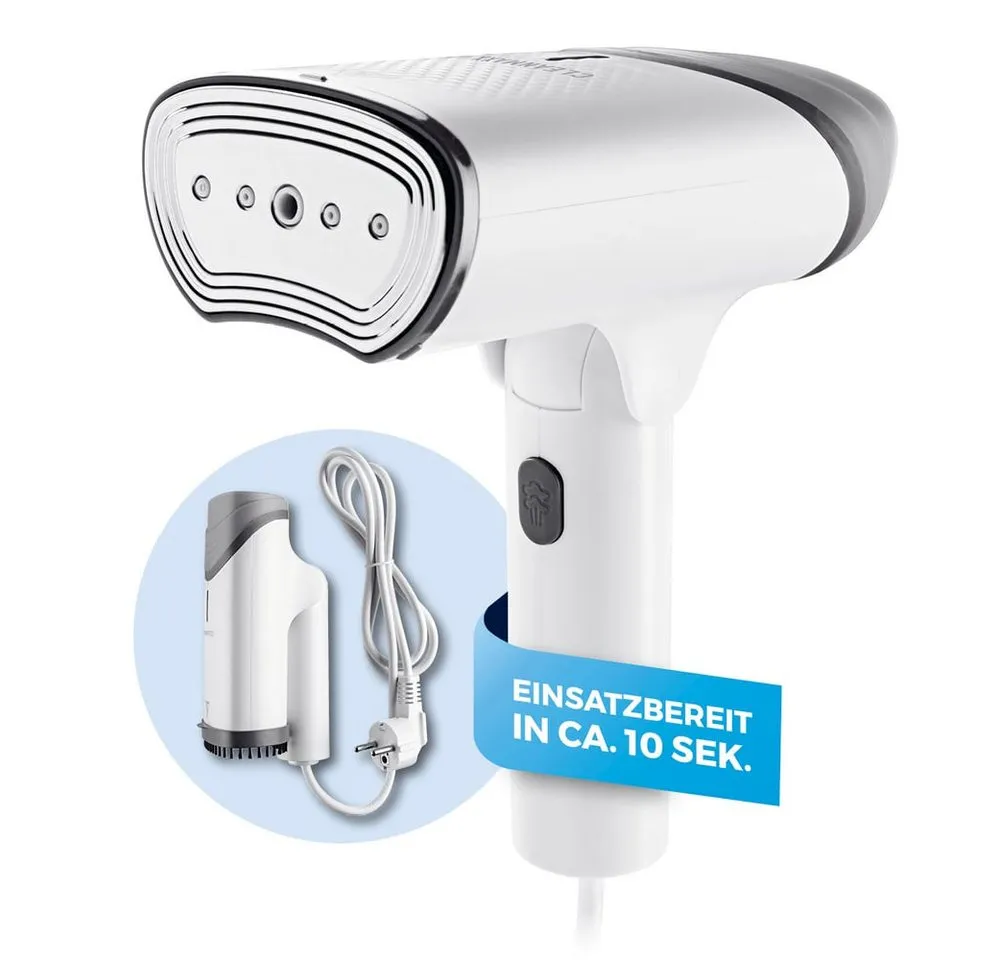 CLEANmaxx Dampfbürste CLEANmaxx 2in1-Dampfbürste Auffrischen und entknittern, 1200 W, CLEANmaxx 2in1-Dampfbürste Auffrischen und entknittern
