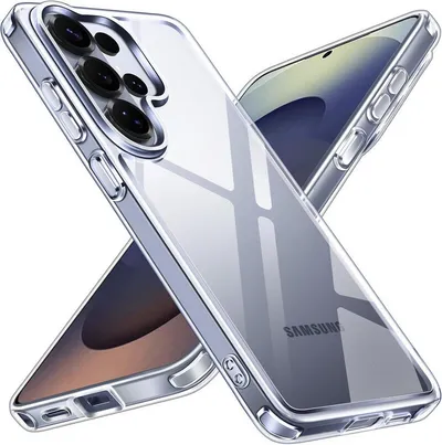 CLM-Tech Handyhülle Transparent für Samsung Galaxy S26 Ultra 6,9 Zoll, TPU Gummi, Kratzfest, stoßsicher, schmutzabweisend
