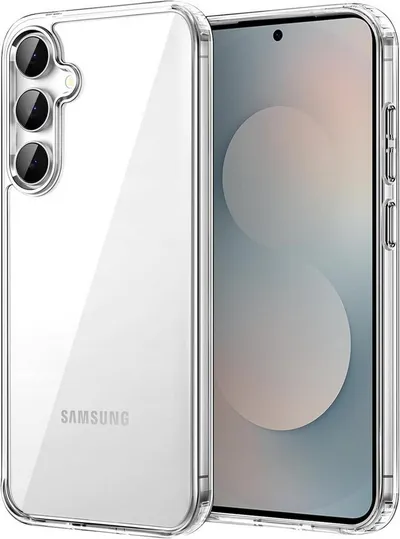 CLM-Tech Handyhülle Transparent für Samsung Galaxy S26 6,3 Zoll, TPU Gummi, Kratzfest, stoßsicher, schmutzabweisend