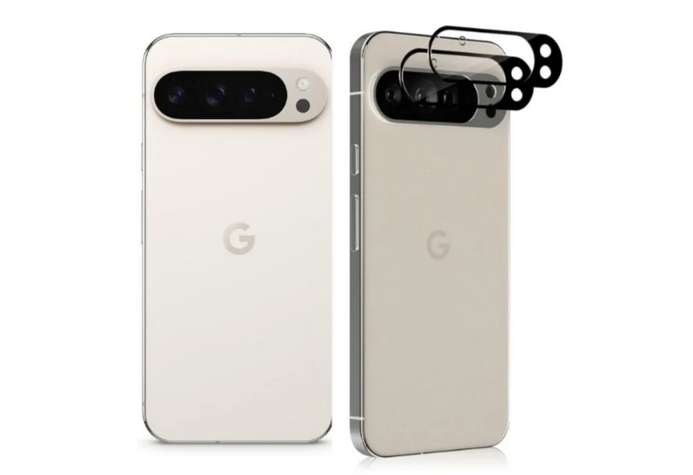 CLM-Tech Kameraschutzglas 2X für Google Pixel 10 Pro 6,3 Zoll, Linse Schutzglas 9H Glas - Folie kristallklar Panzerglas, 2 Stück, Kratzfest