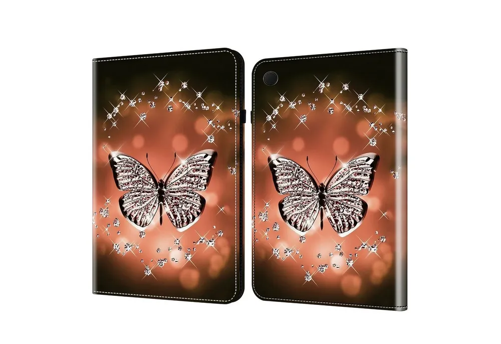 CLM-Tech Tablet-Hülle für Samsung Galaxy Tab A9+ / A11+ Hülle 28 cm (11 Zoll), Cover Schutzhülle mit Magnetverschluss und Standfunktion