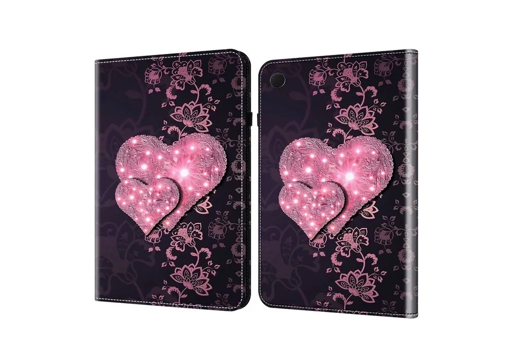 CLM-Tech Tablet-Hülle für Samsung Galaxy Tab A9+ / A11+ Hülle aus PU Leder Klapphülle 28 cm (11 Zoll), Cover Schutzhülle mit Magnetverschluss und Standfunktion