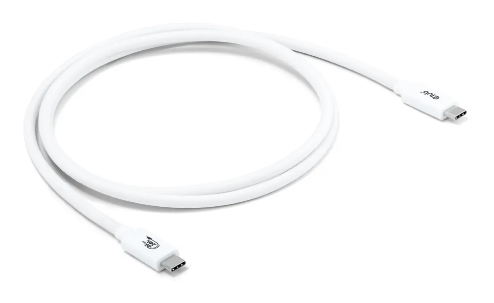 USB-Kabel Club 3D CAC-1572 1,2m USB4 80 Gbit/s 240W Weiß