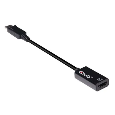 Club3D CAC-1080 4K 60Hz HDR DisplayPort 1.4 auf HDMI 2.0b Adapter Stecker/Buchse Schwarz