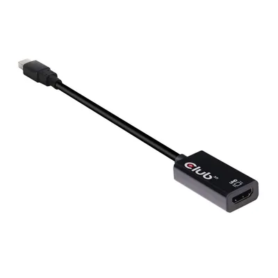 Club 3D Mini DisplayPort 1.4 auf HDMI 2.0b HDR 4K 60Hz Plug & Play Adapter