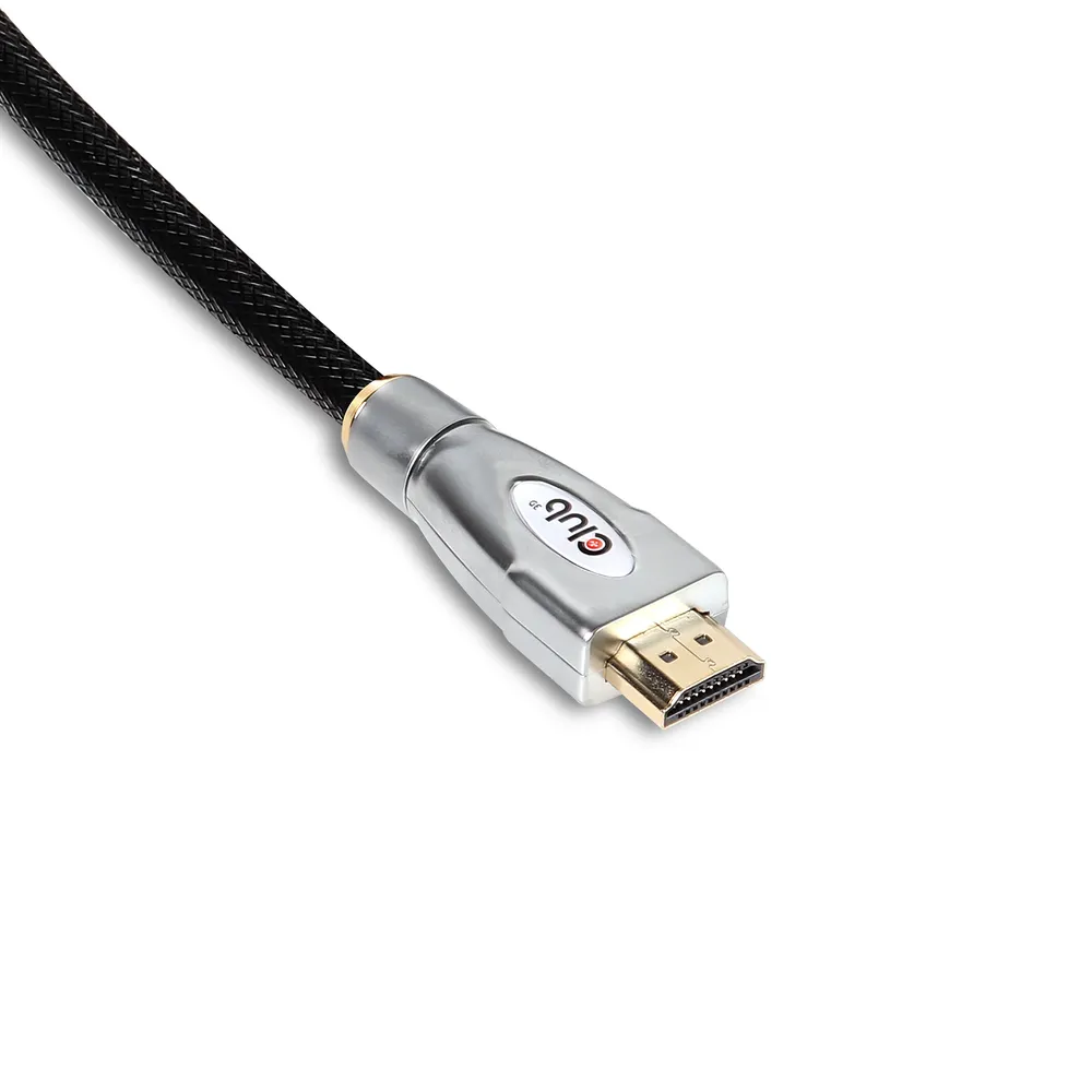 CLUB3D HDMI™ 2.0 High Speed Cable 3Meter UHD 4K/60Hz HDMI-Kabel 3 m HDMI Typ A (Standard) Schwarz, Silber
