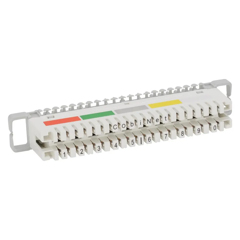 Cobinet LSA-Trennleiste 2/10 zu 10 DA mit Farbcode