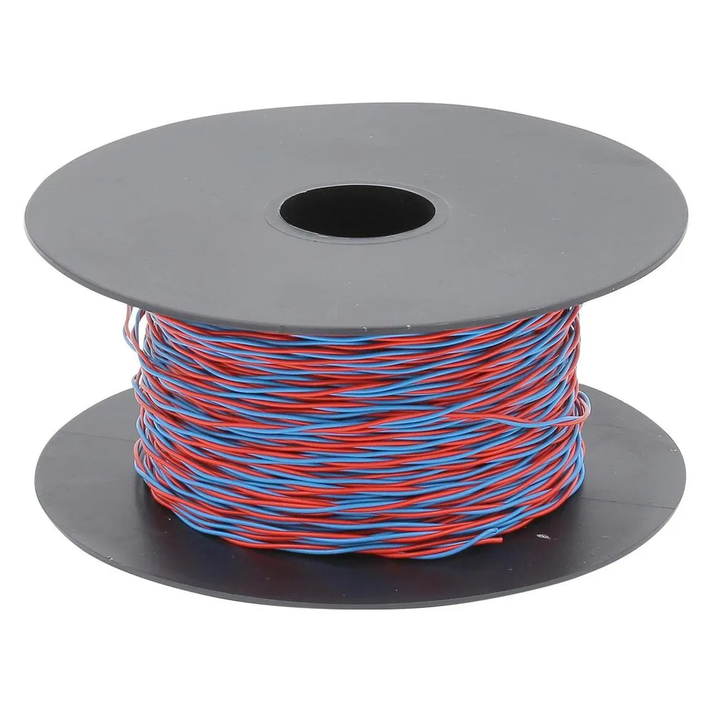 Cobinet Schaltdraht YV 2x0.6/1.1 rot/blau 100 m