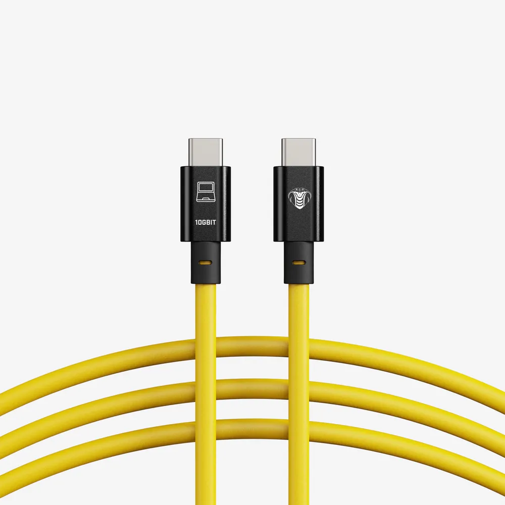 COBRAUNION USB-C an USB-C 10 Gbit/s 10m gelb