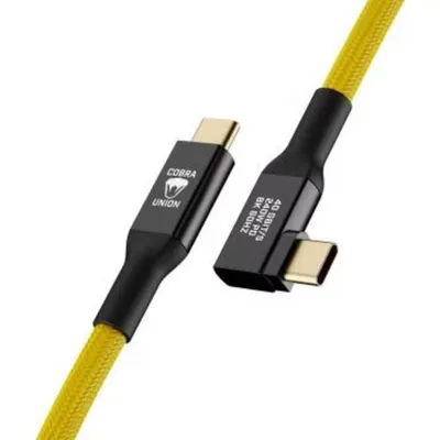 USB4 Kabel Cobra Gewinkelt 0,5 m 240W