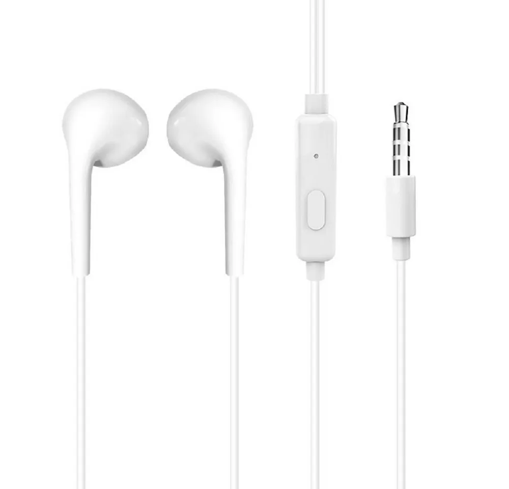 COFI 1453 Earphones mit Fernbedienung und Mikrofon minijack 3,5 mm Anschluss In-Ear-Kopfhörer