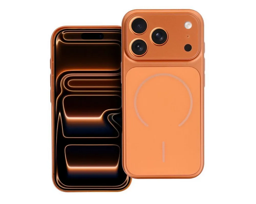 COFI 1453 Handyhülle Case Make 17 Magnetisch Kompatibel mit iPhone 17 Air Orange 6